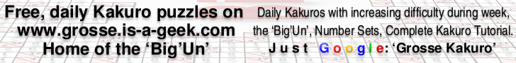 Kakuro puzzles - cross between sudoku and a crossword. All the help you need on this site. Kakuro puzzles - cross between sudoku and a crossword. All the help you need on this site.
